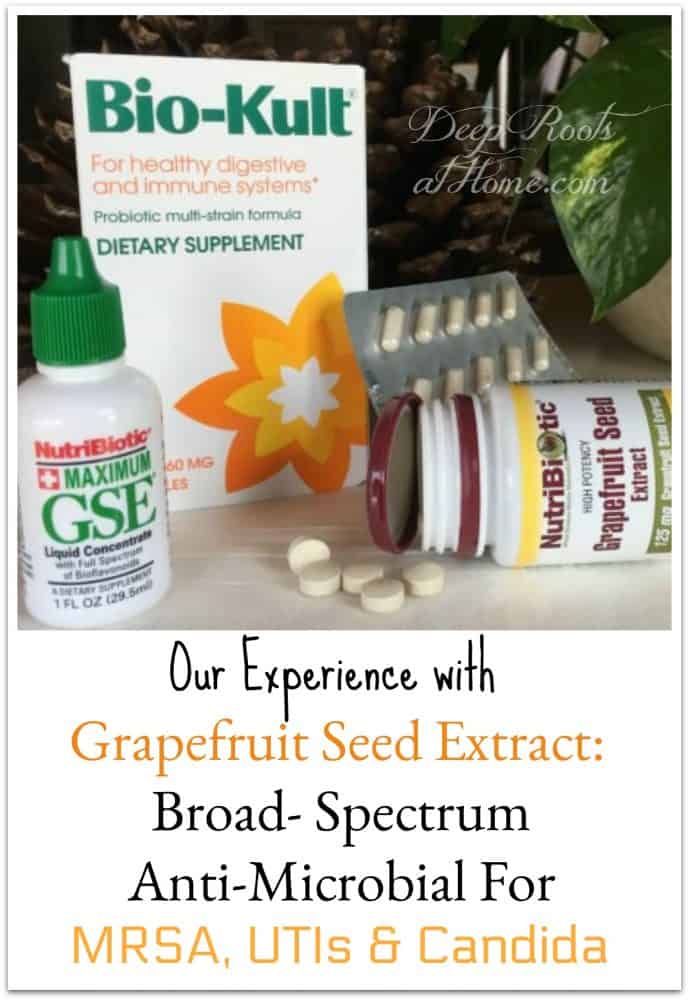 Grapefruit Seed Extract Safe AntiMicrobial For MRSA, UTI & Candida